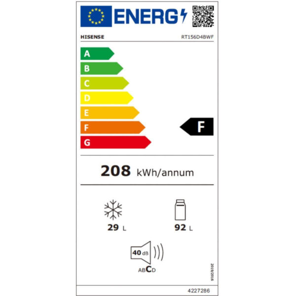 Technocuisin Réfrigérateur 2 portes RT156D4BWF Blanc – Image 2