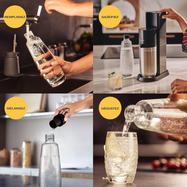 SodaStream DUO Machine à Eau Pétillante pour Carafe en Verre – Image 5